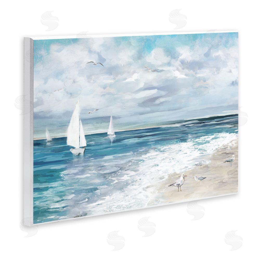 Carson Lyons On The Water Landscape Wall Plaque Art Print