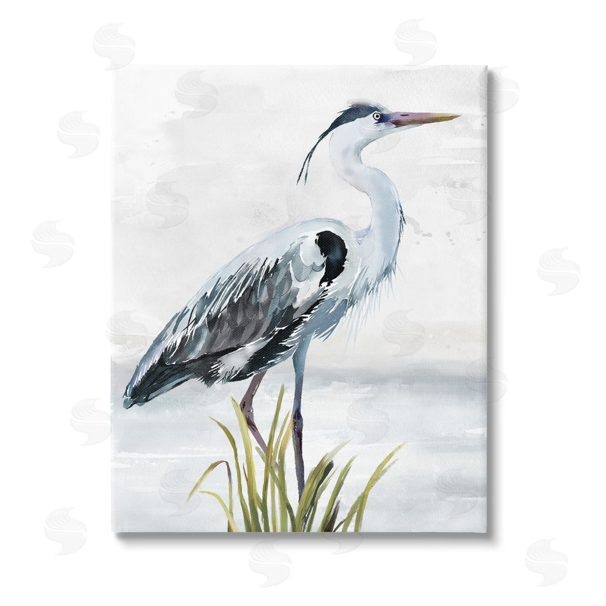 Carson Lyons Shore Bird Portrait Stretched Canvas Wall Art Print