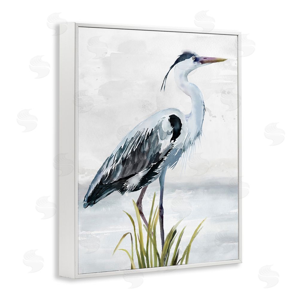 Carson Lyons Shore Bird Portrait White Framed Giclee Wall Art Print