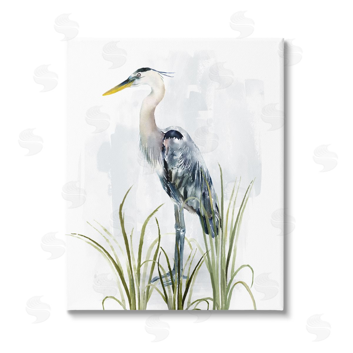Carson Lyons Shore Bird Looking Left Stretched Canvas Wall Art Print
