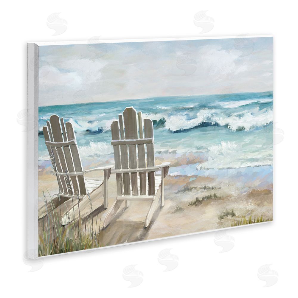 Carson Lyons Serene Beach Scene Wall Plaque Art Print