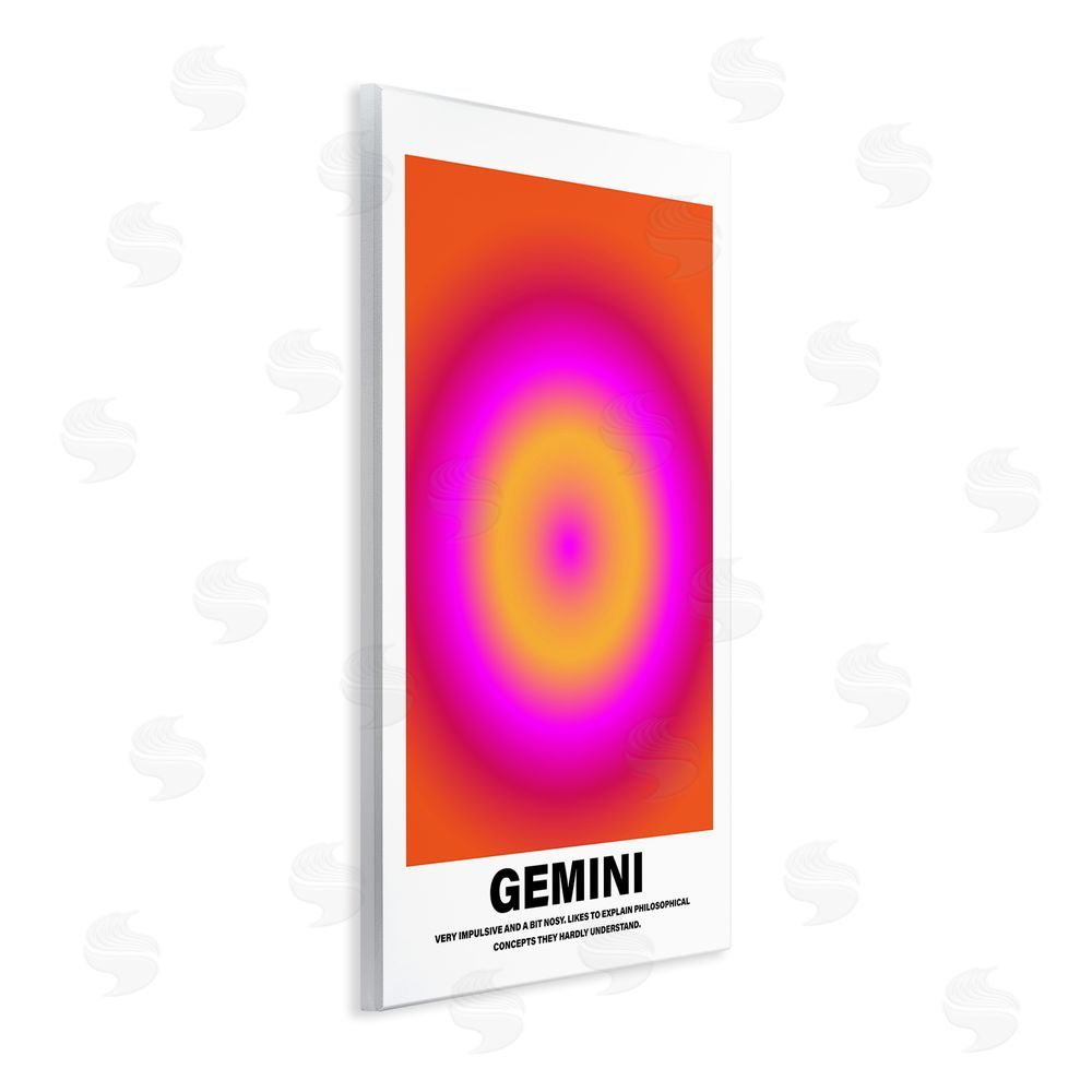 House of Lulu Funny Gemini Astrology Wall Plaque Art Print