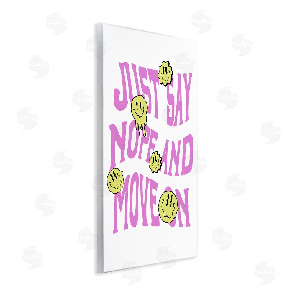 House of Lulu Just Say Nope Phrase Wall Plaque Art Print