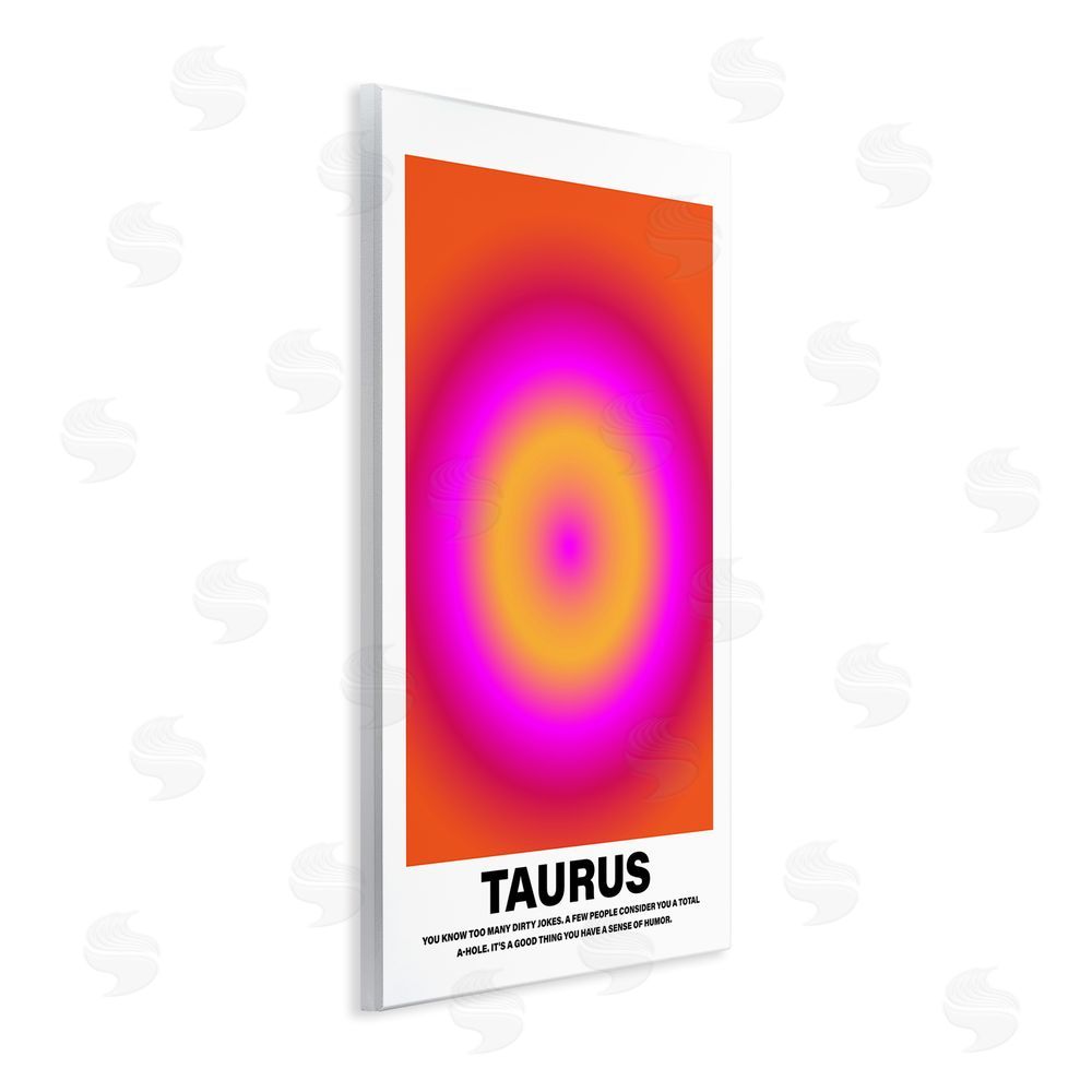 House of Lulu Funny Taurus Astrology Wall Plaque Art Print