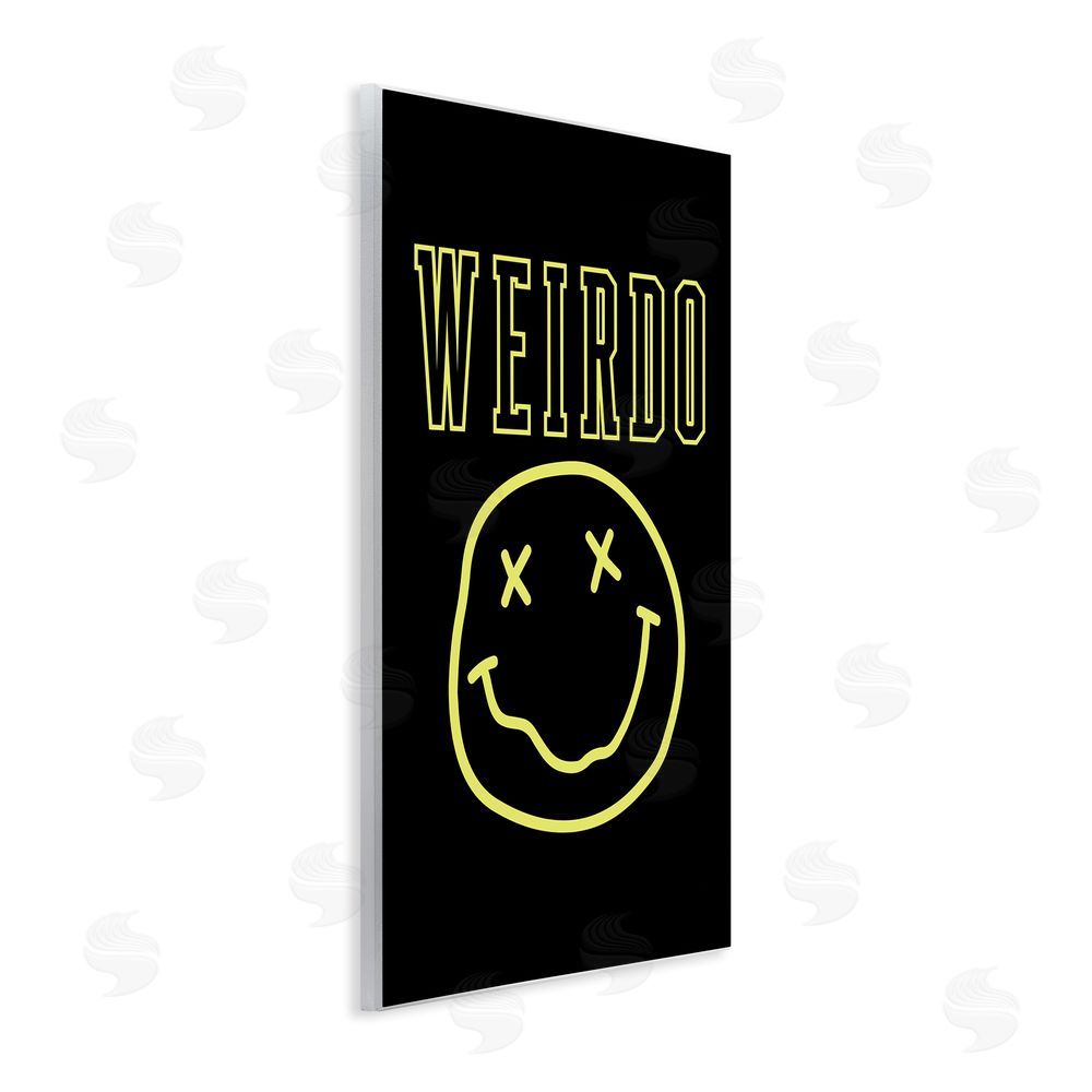 House of Lulu Weirdo Phrase with Smiley Wall Plaque Art Print