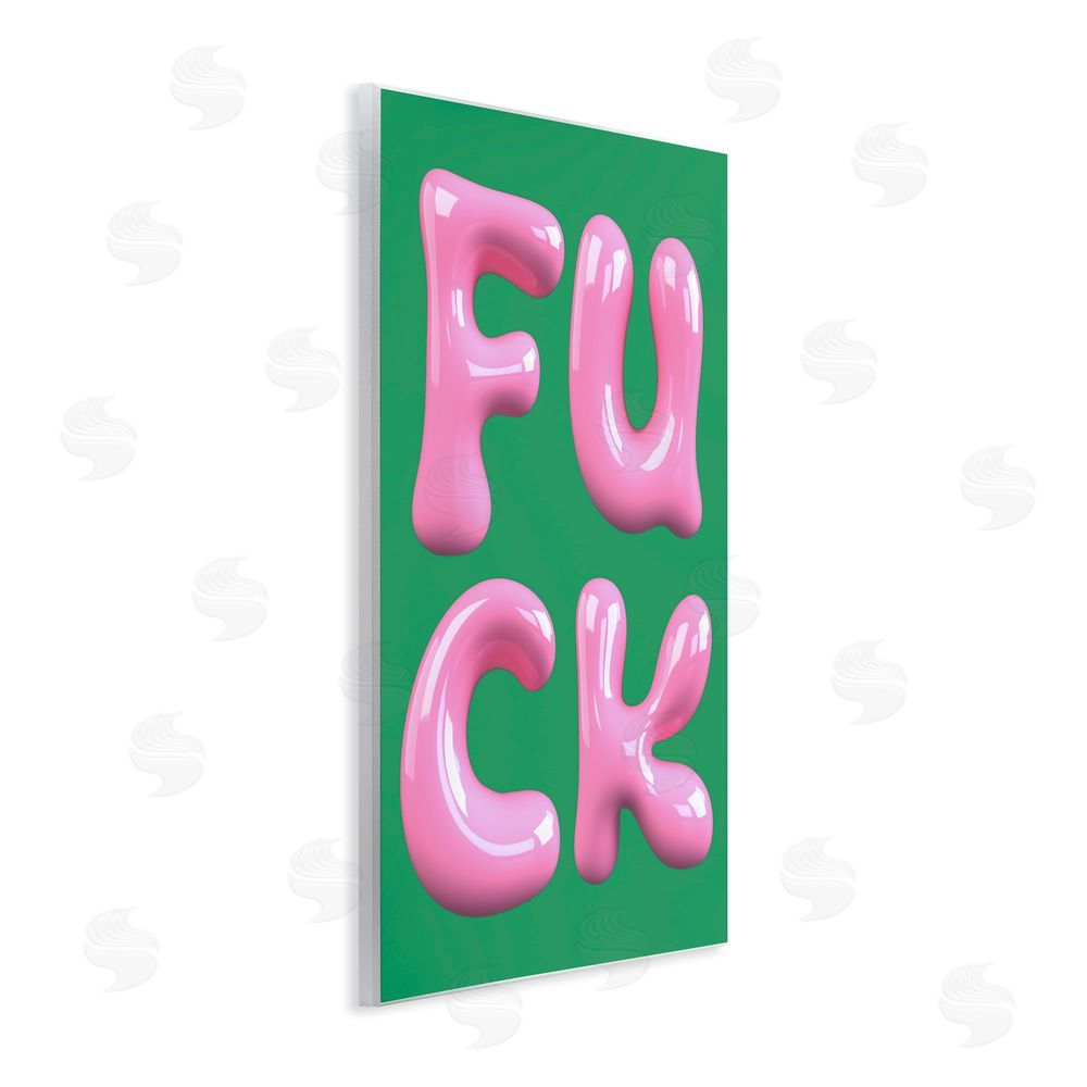 House of Lulu F*ck Abstract Letters Wall Plaque Art Print
