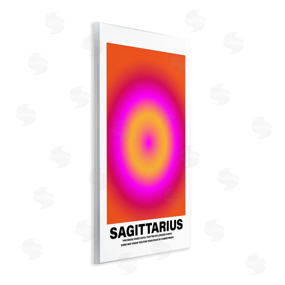 House of Lulu Funny Sagittarius Astrology Wall Plaque Art Print
