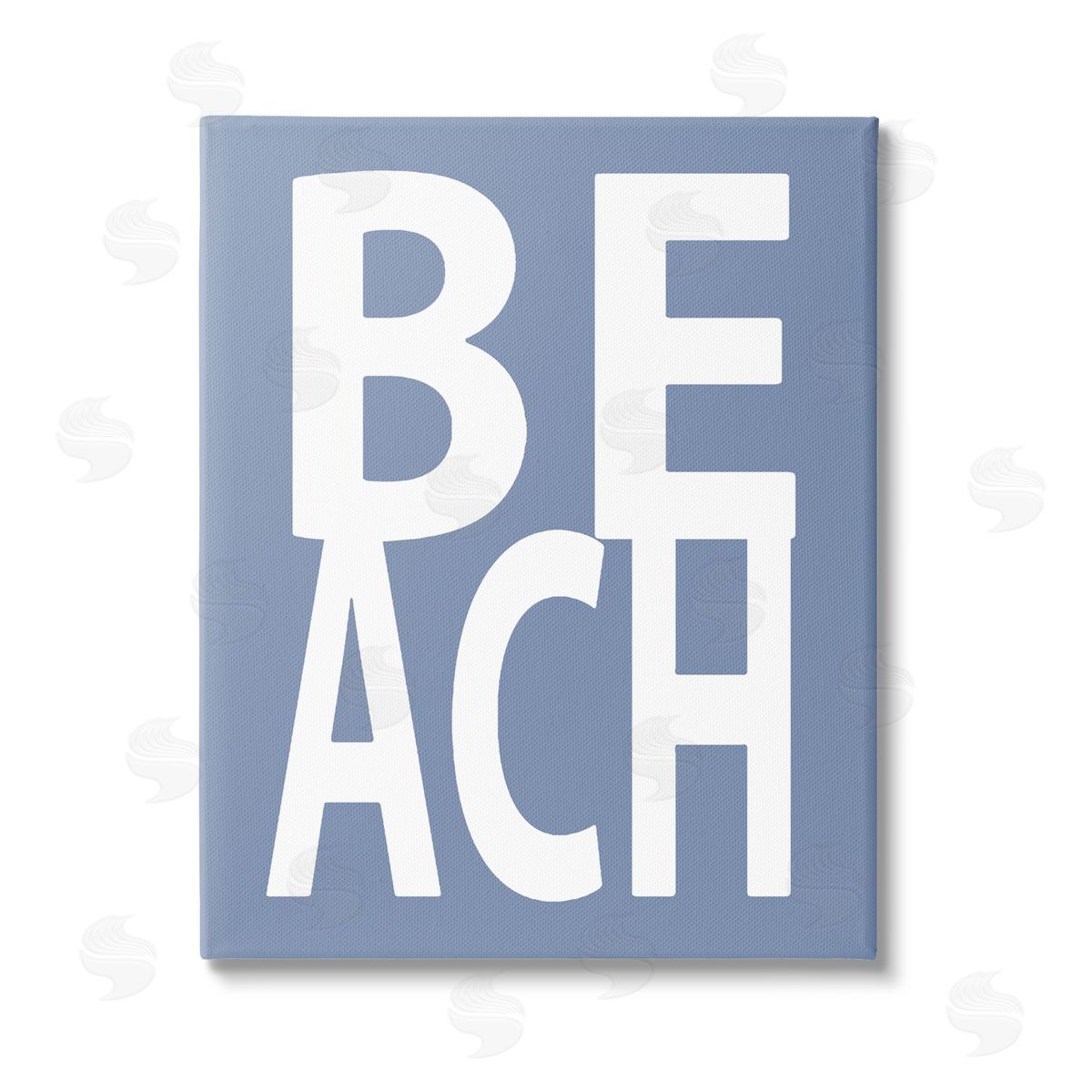 Jamie MacDowell Beach Letters Phrase Stretched Canvas Wall Art Print