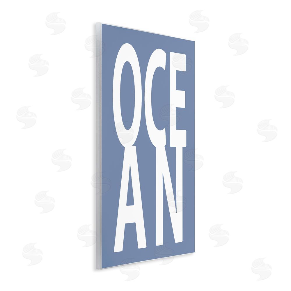 Jamie MacDowell Nautical Ocean Text Wall Plaque Art Print