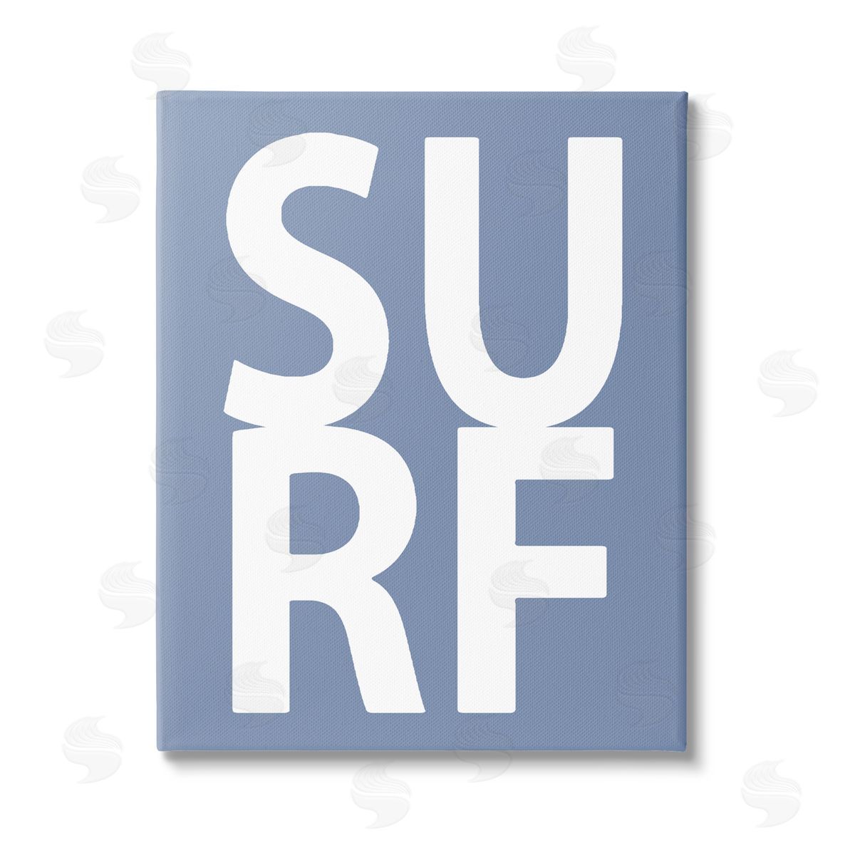 Jamie MacDowell Nautical Surf Text Stretched Canvas Wall Art Print