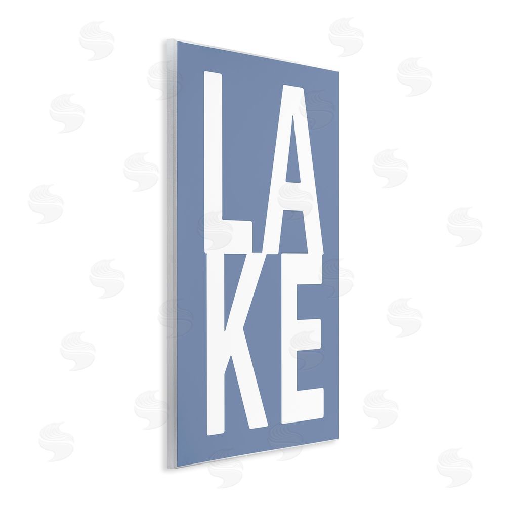 Jamie MacDowell Lake House Text Wall Plaque Art Print