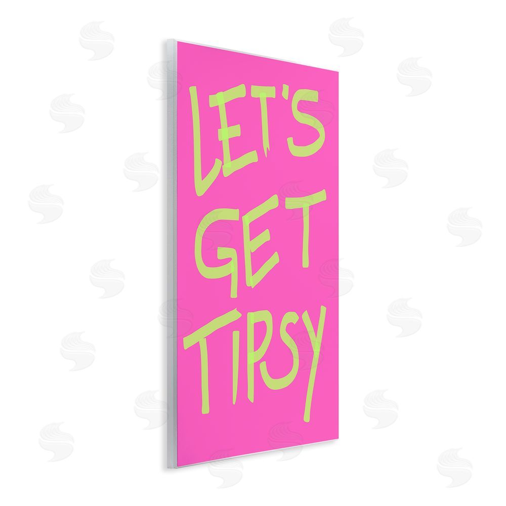 House of Lulu Vivid Let's Get Tipsy Wall Plaque Art Print