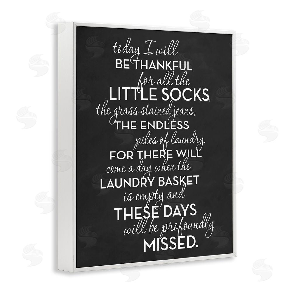 Lettered and Lined Family Parenting Phrase White Framed Giclee Wall Art Print