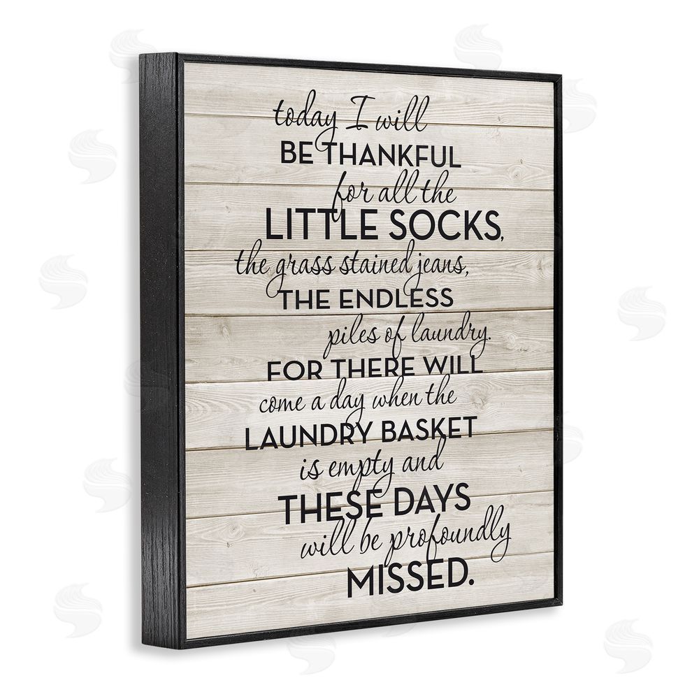 Lettered and Lined Rustic Parenting Phrase Black Framed Giclee Wall Art Print