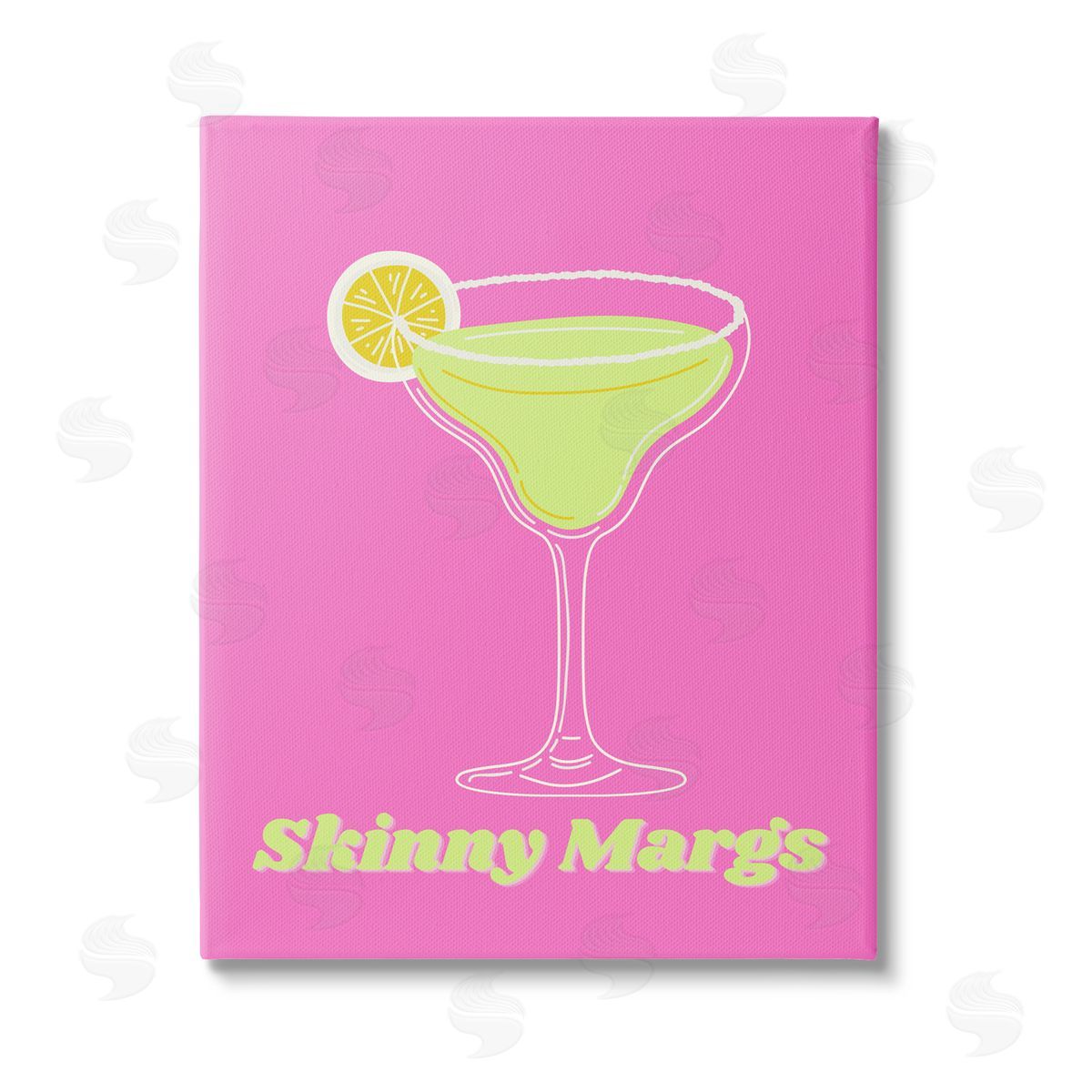 House of Lulu Vivid Skinny Margs Stretched Canvas Wall Art Print