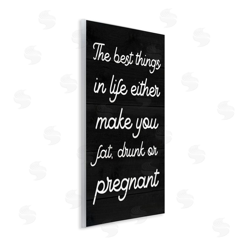 Stupell Studio Funny Best Things In Life Wall Plaque Art Print