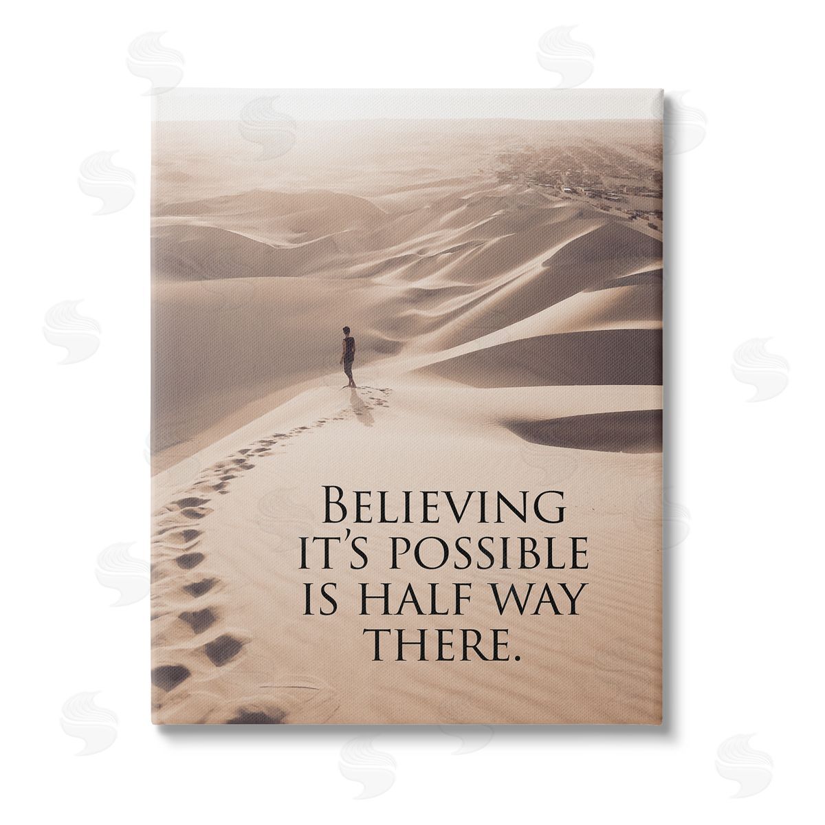 Steve Hunziker Motivational Believe It's Possible Stretched Canvas Wall Art Print