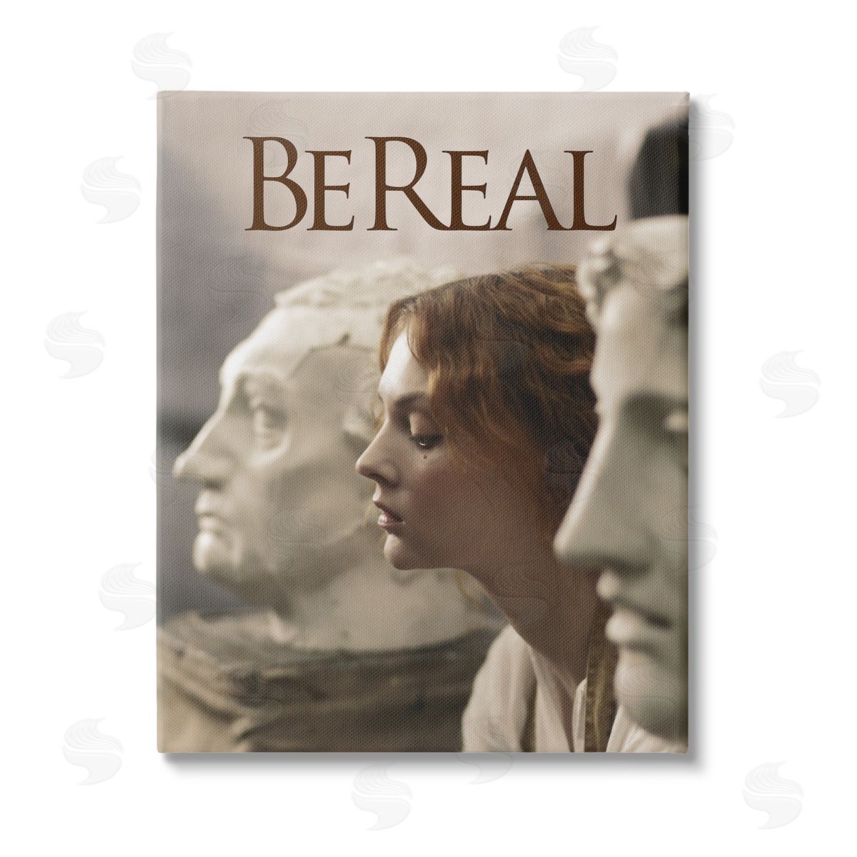 Steve Hunziker Be Real Classical Sculptures Stretched Canvas Wall Art Print