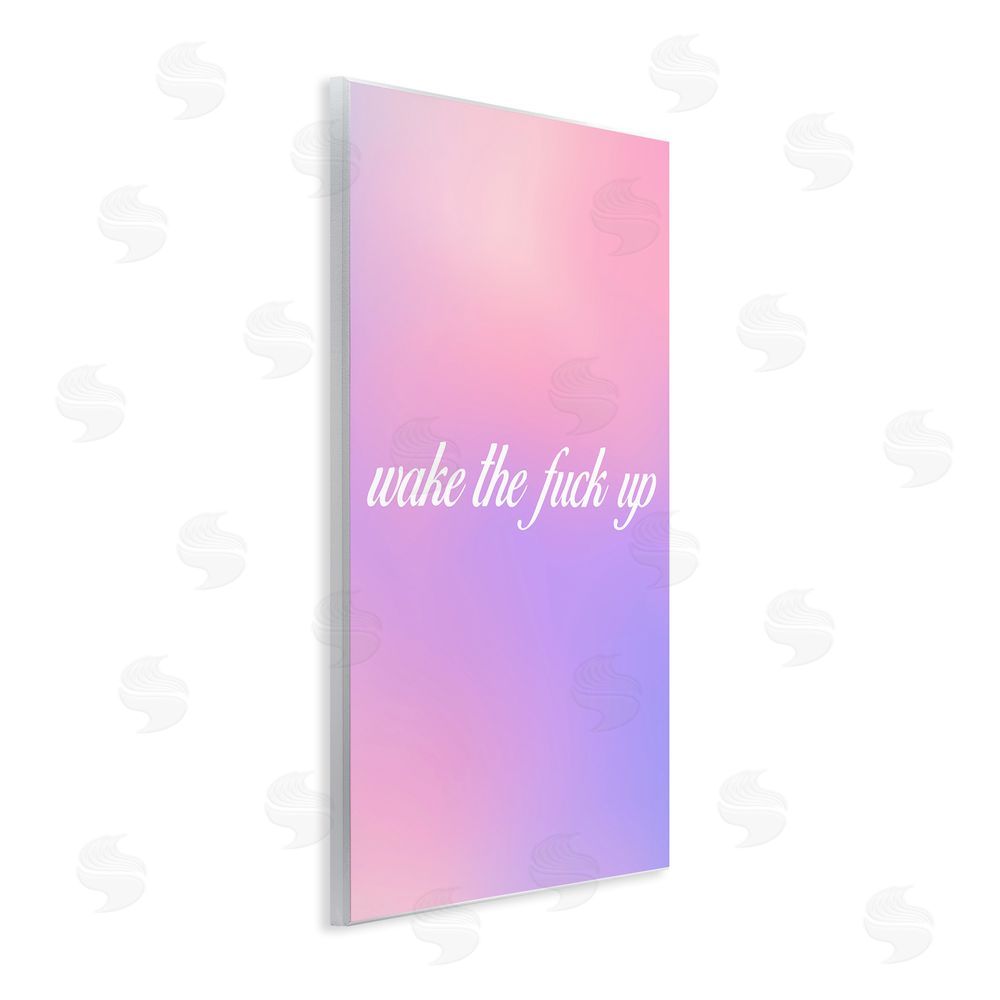 House of Lulu Pastel Wake Up Curse Wall Plaque Art Print