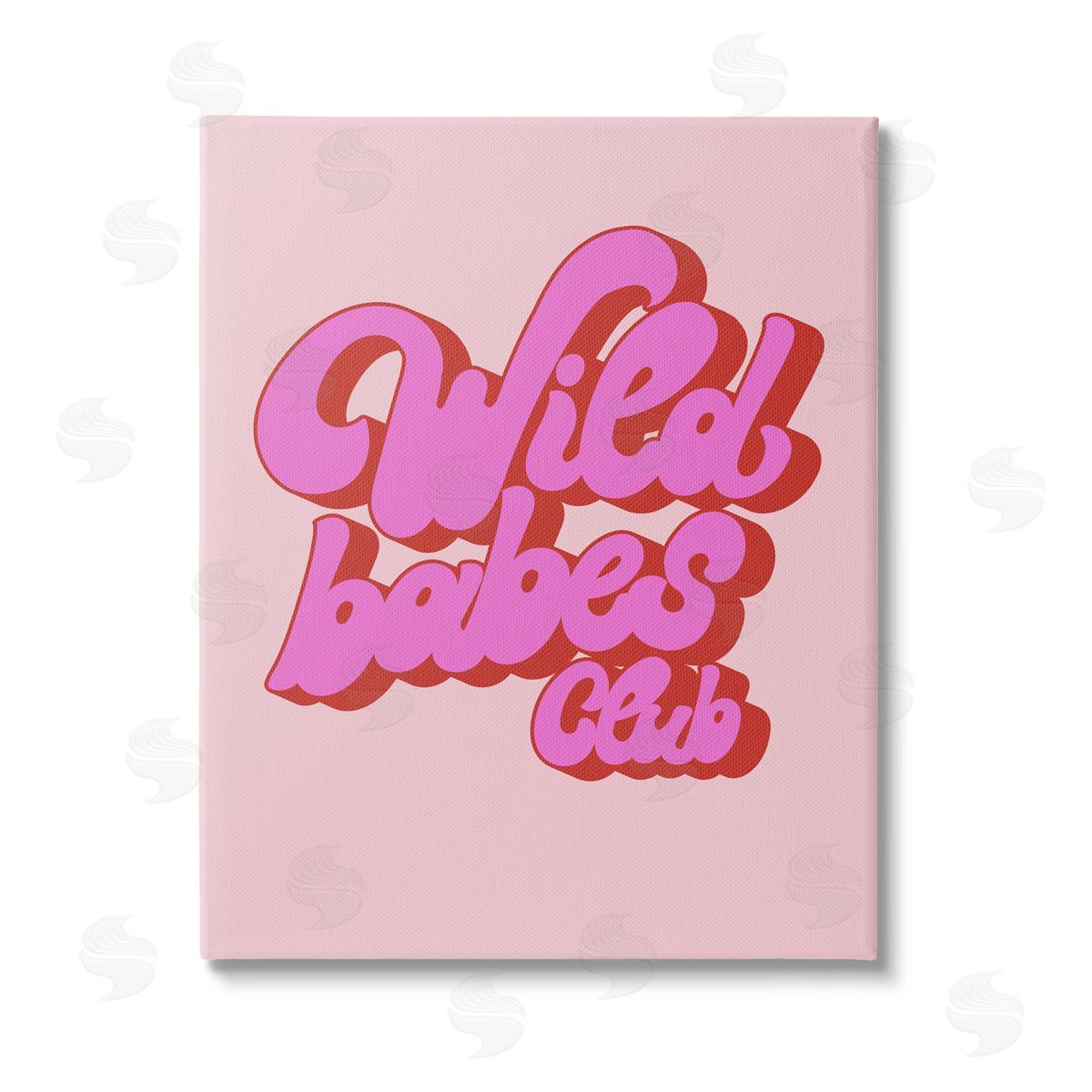 House of Lulu Groovy Wild Babes Club Stretched Canvas Wall Art Print