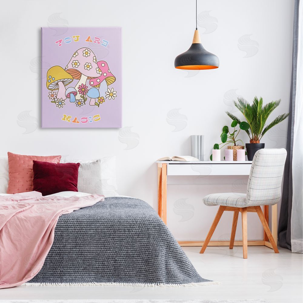 Stupell Studio You Are Magic Botanicals Canvas Wall Art Print in Room
