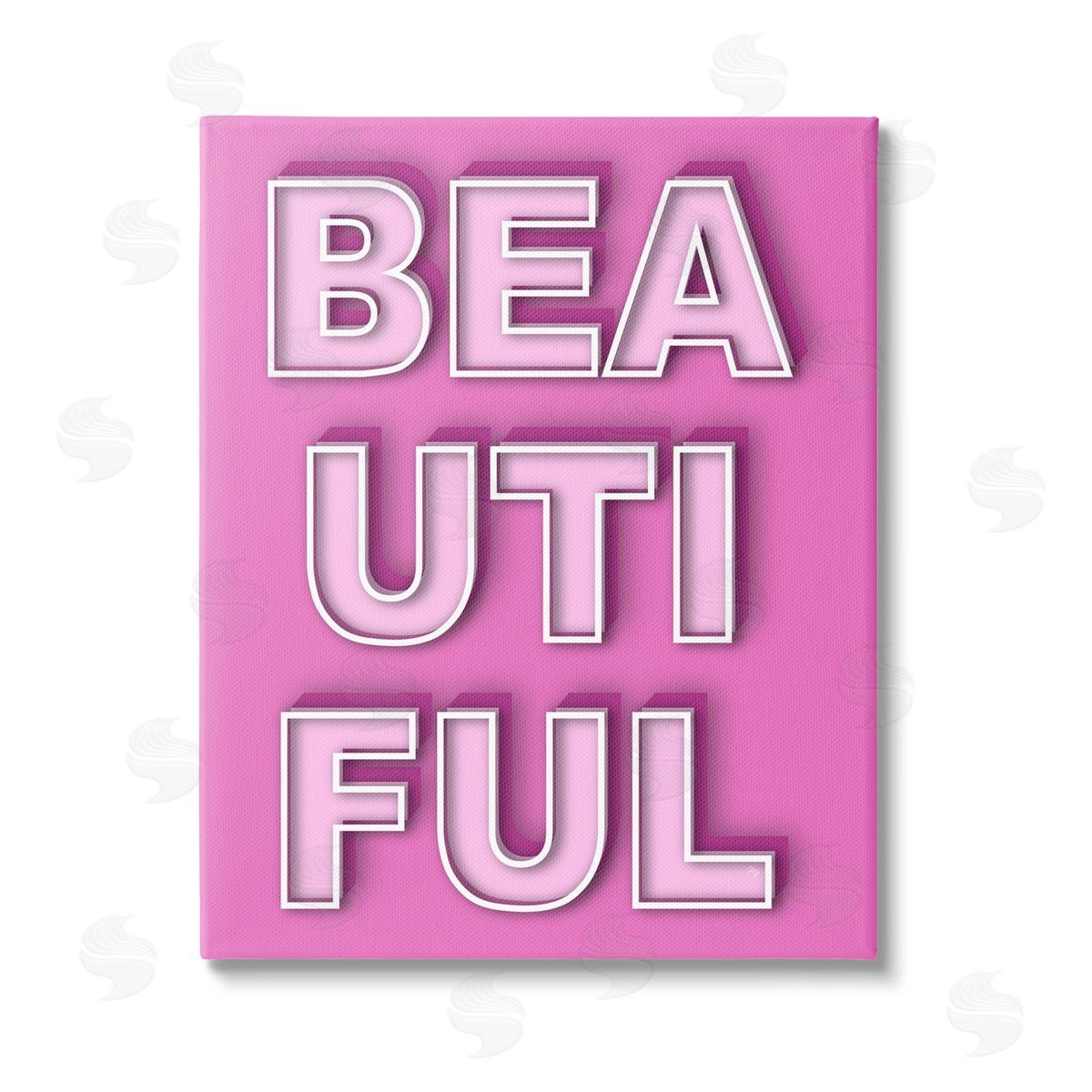 Martina Pavlova Bold Motivational Beautiful Text Stretched Canvas Wall Art Print