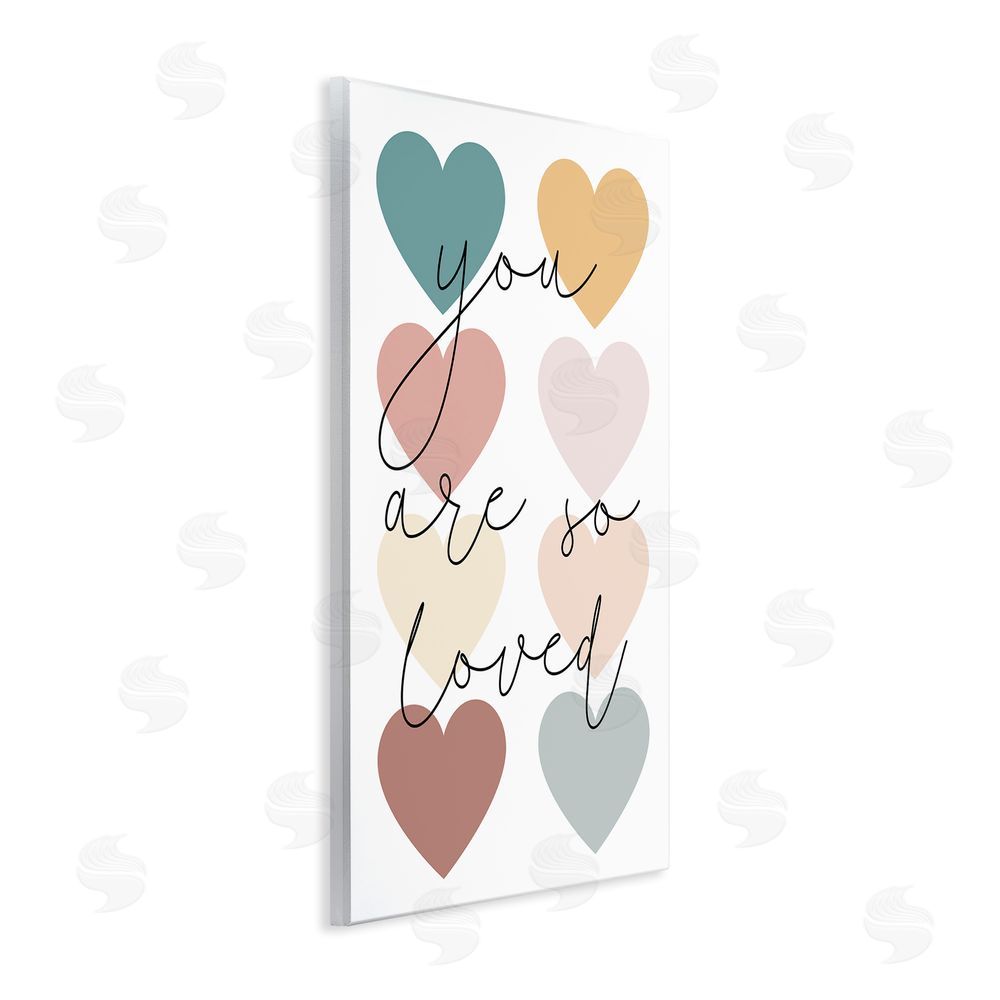 Katie Griggs You Are Loved Hearts Wall Plaque Art Print