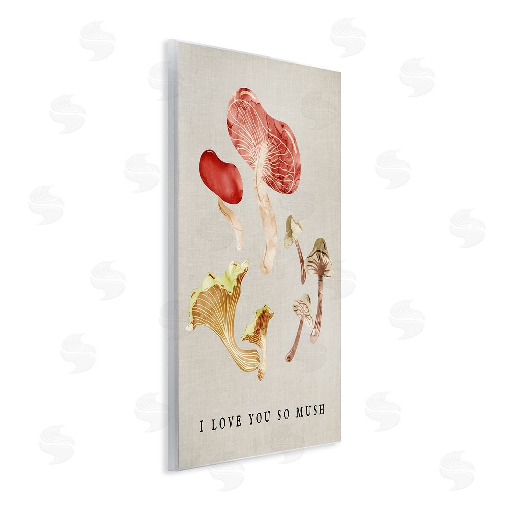 Stupell Studio Love You So Mush Pun Wall Plaque Art Print