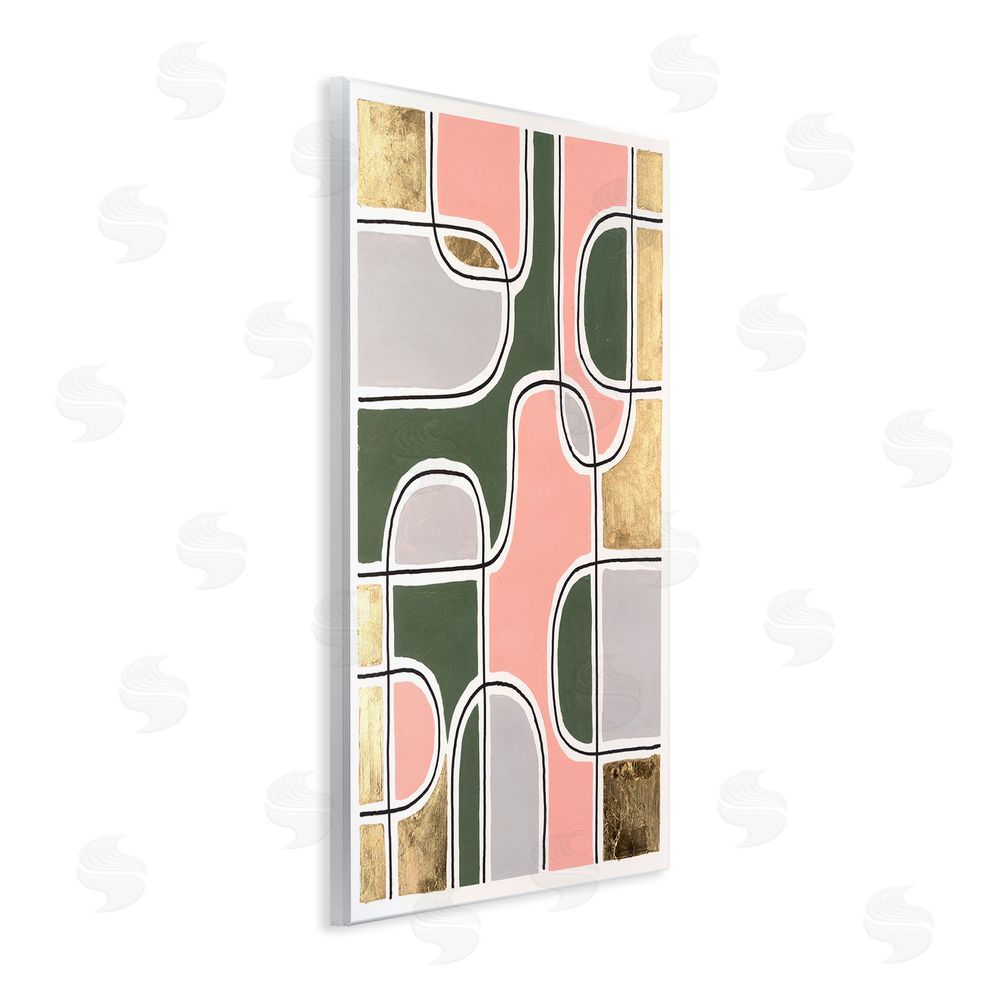 Michael Willett Modern Shapes & Glam Wall Plaque Art Print