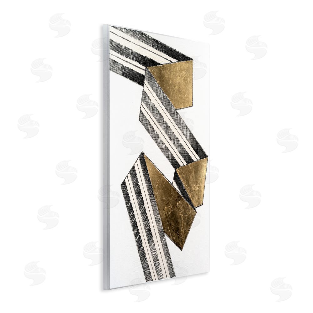 Vanna Lam Alternating Geometric Ribbon Wall Plaque Art Print