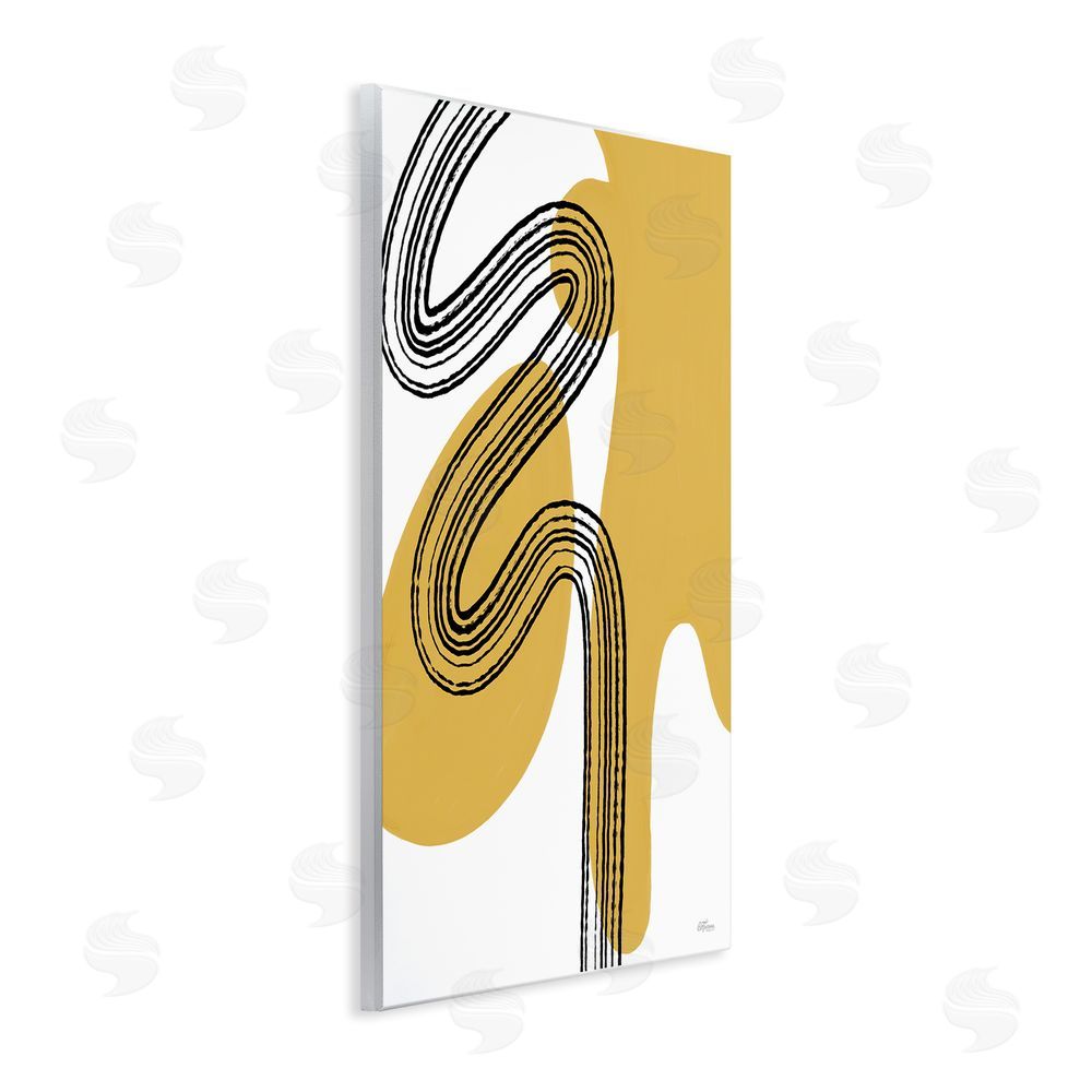Cat Thurman Designs Contemporary Splatter & Lines Wall Plaque Art Print