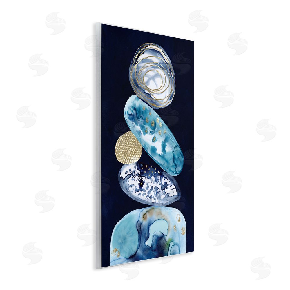 Lisa Nohren Patterned Stacked Pebbles Wall Plaque Art Print