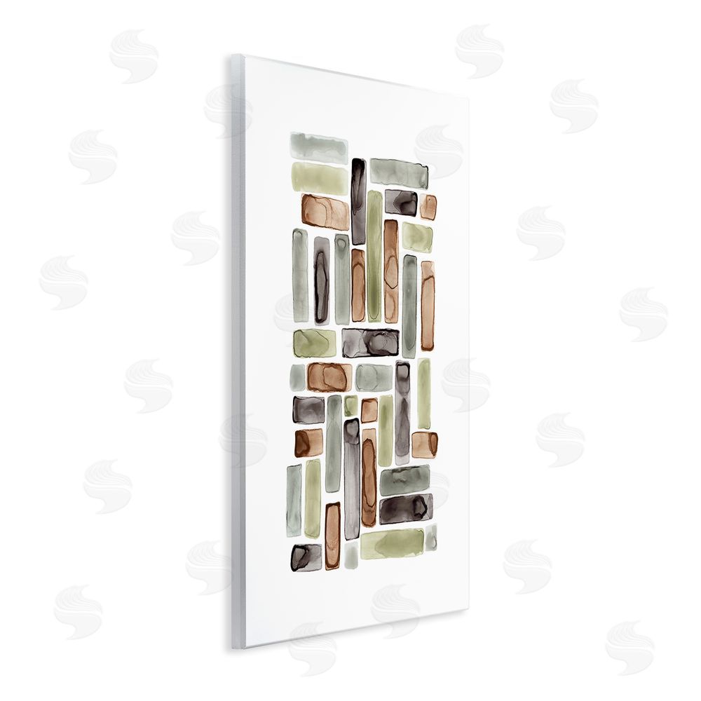 Lisa Nohren Mosaic Style Shapes Wall Plaque Art Print