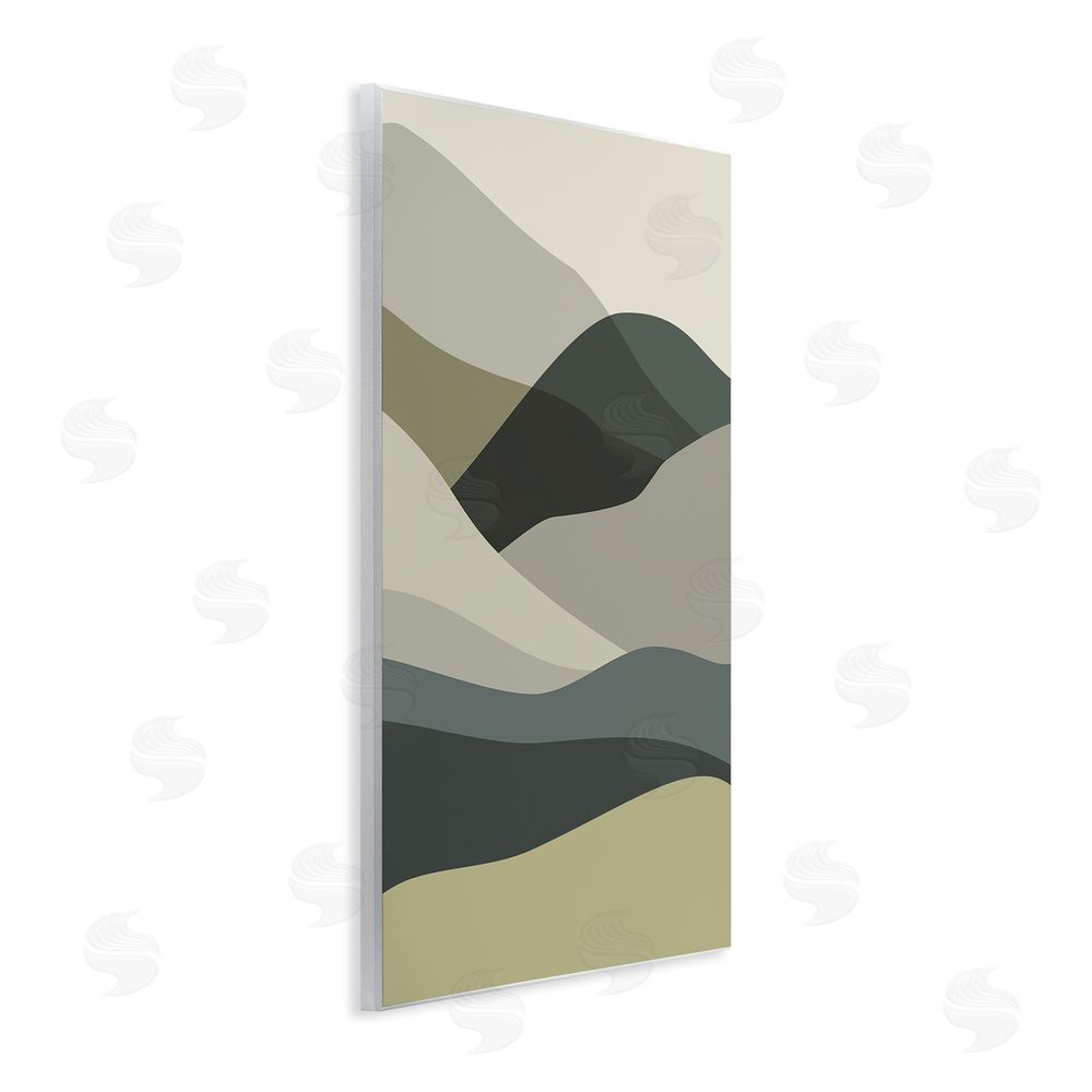 Stupell Studio Abstract Alternating Hills Wall Plaque Art Print