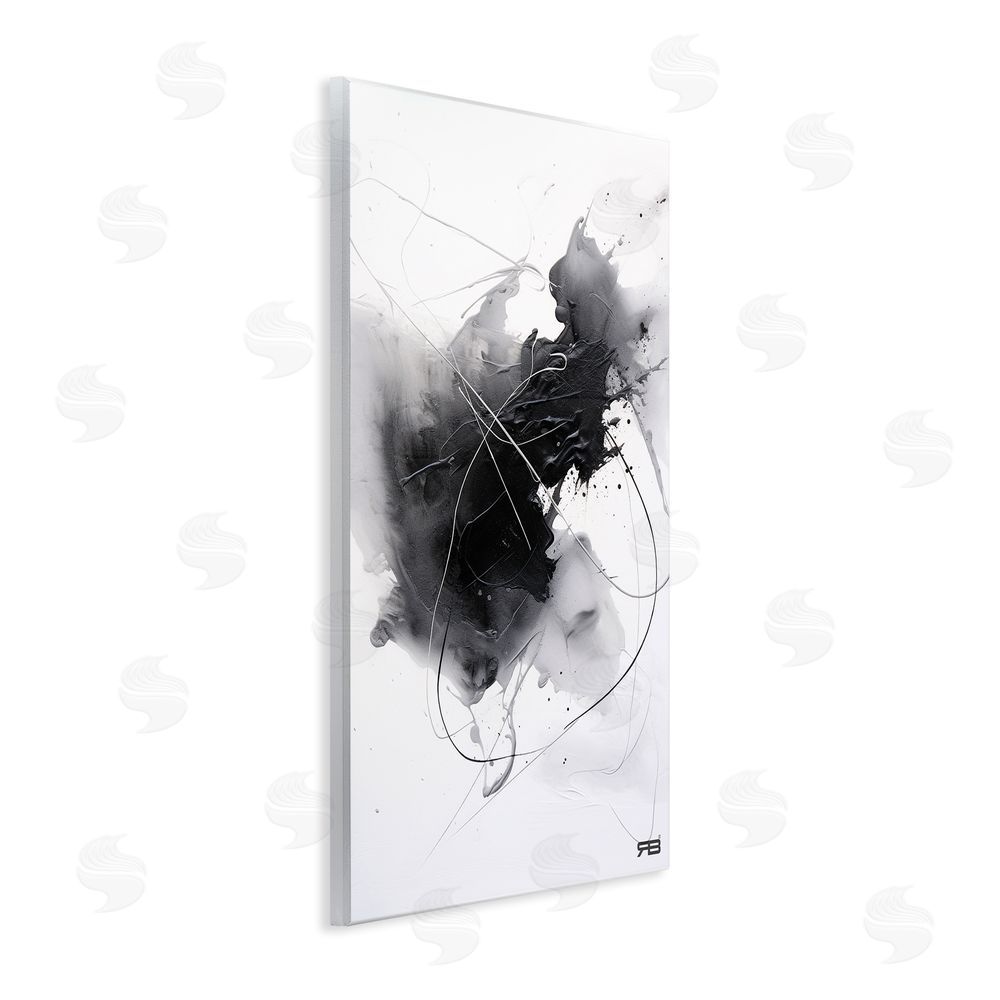 RB Contemporary Watercolor Smear Wall Plaque Art Print