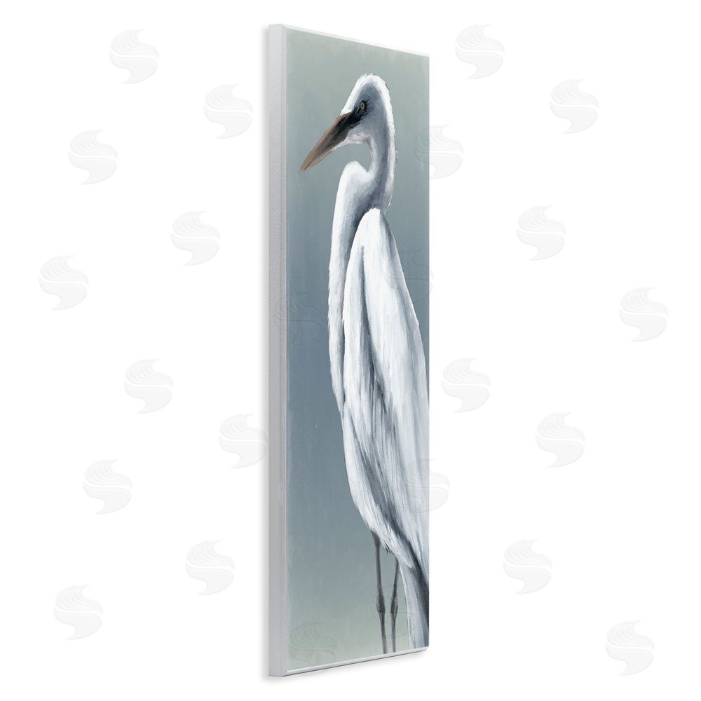 Grace Popp Traditional Egret Bird Wall Plaque Art Print
