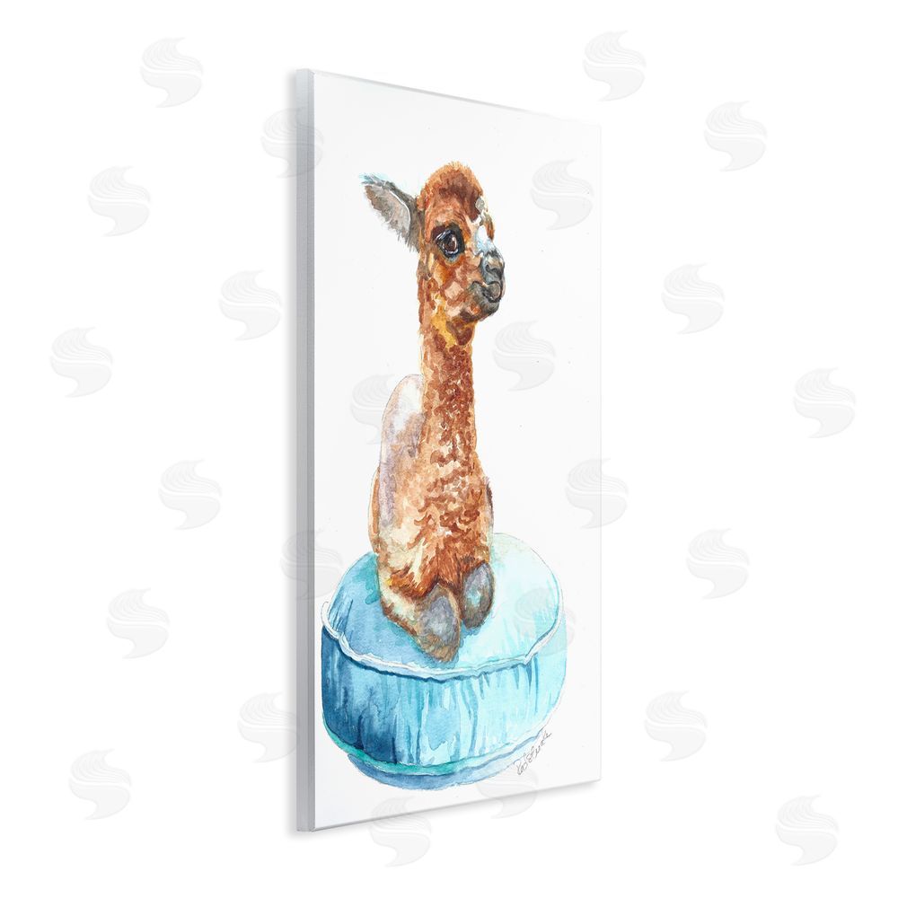 Jennifer Redstreake Baby Goat on Pillow Wall Plaque Art Print