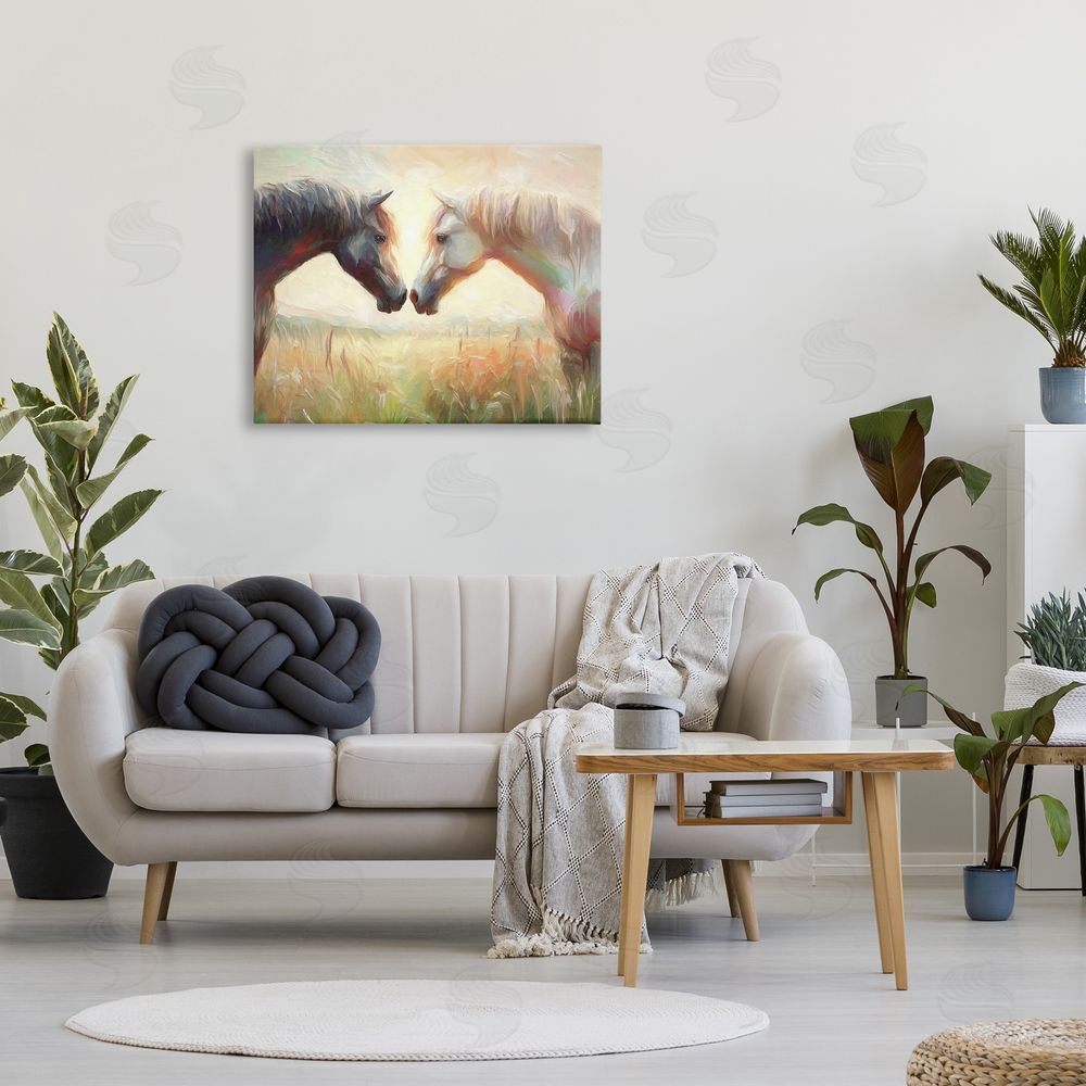 Ramona Murdock Sunlit Horse Pair