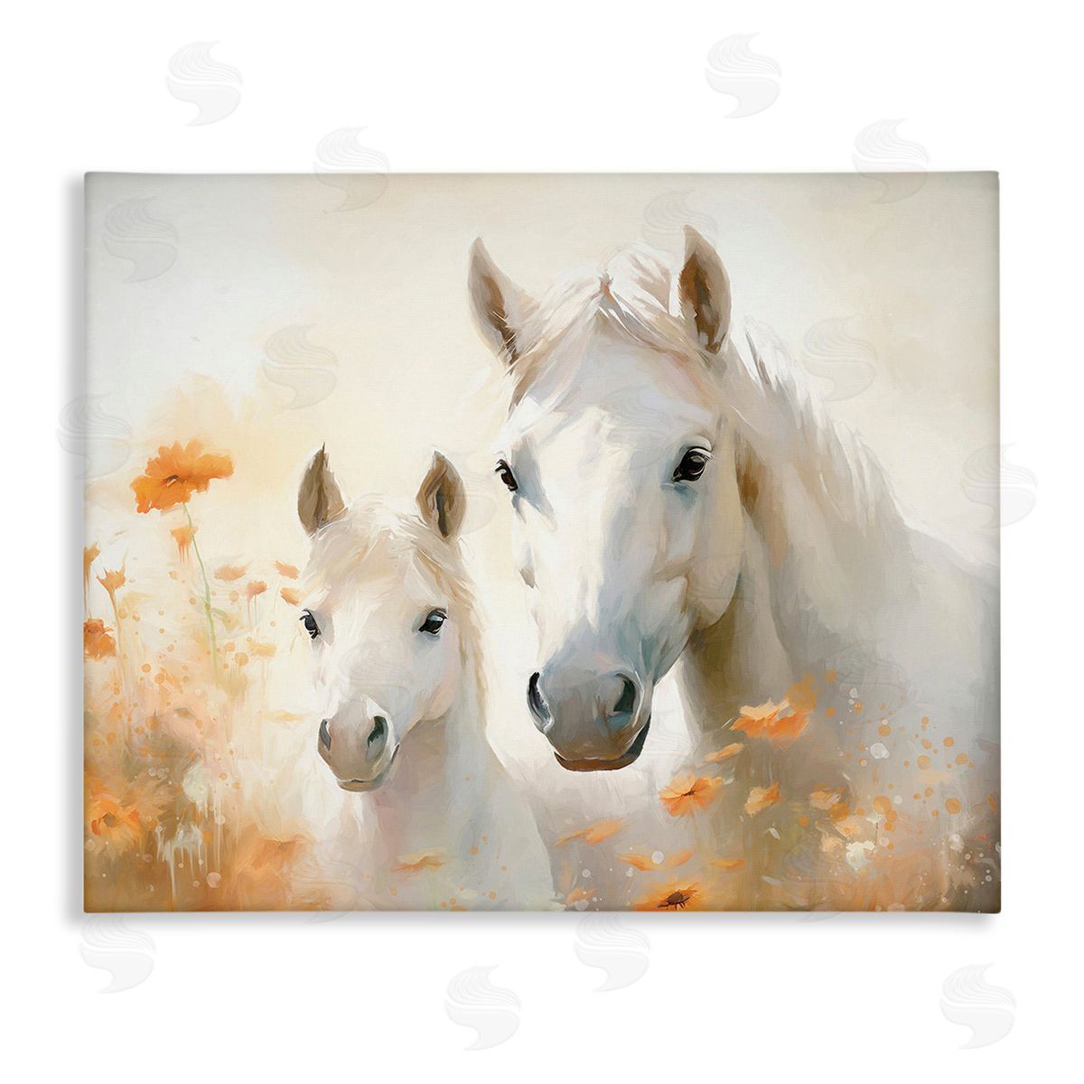Ramona Murdock Horse & Foal with Flowers