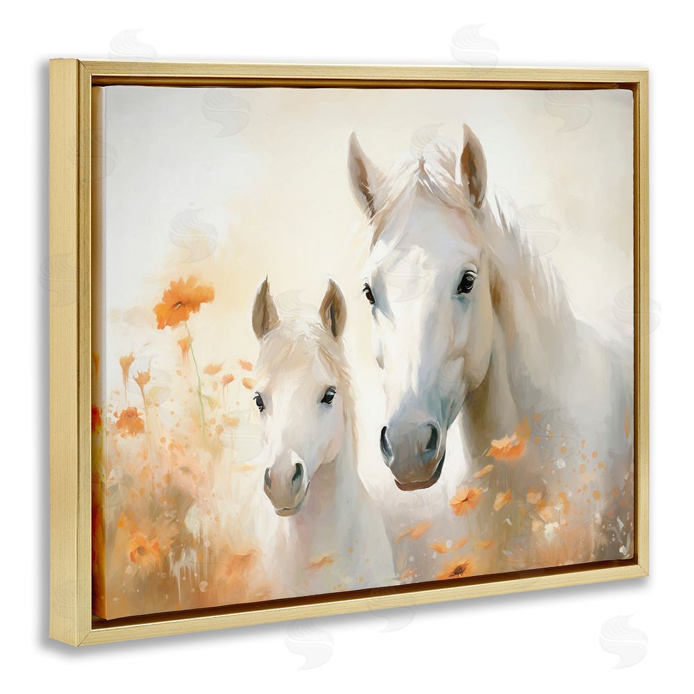 Ramona Murdock Horse & Foal with Flowers