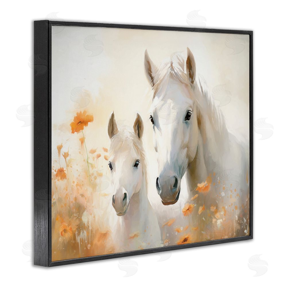 Ramona Murdock Horse & Foal with Flowers