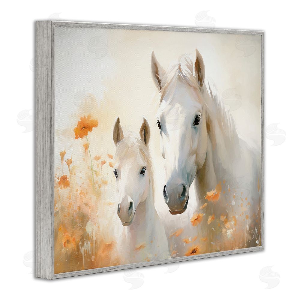 Ramona Murdock Horse & Foal with Flowers