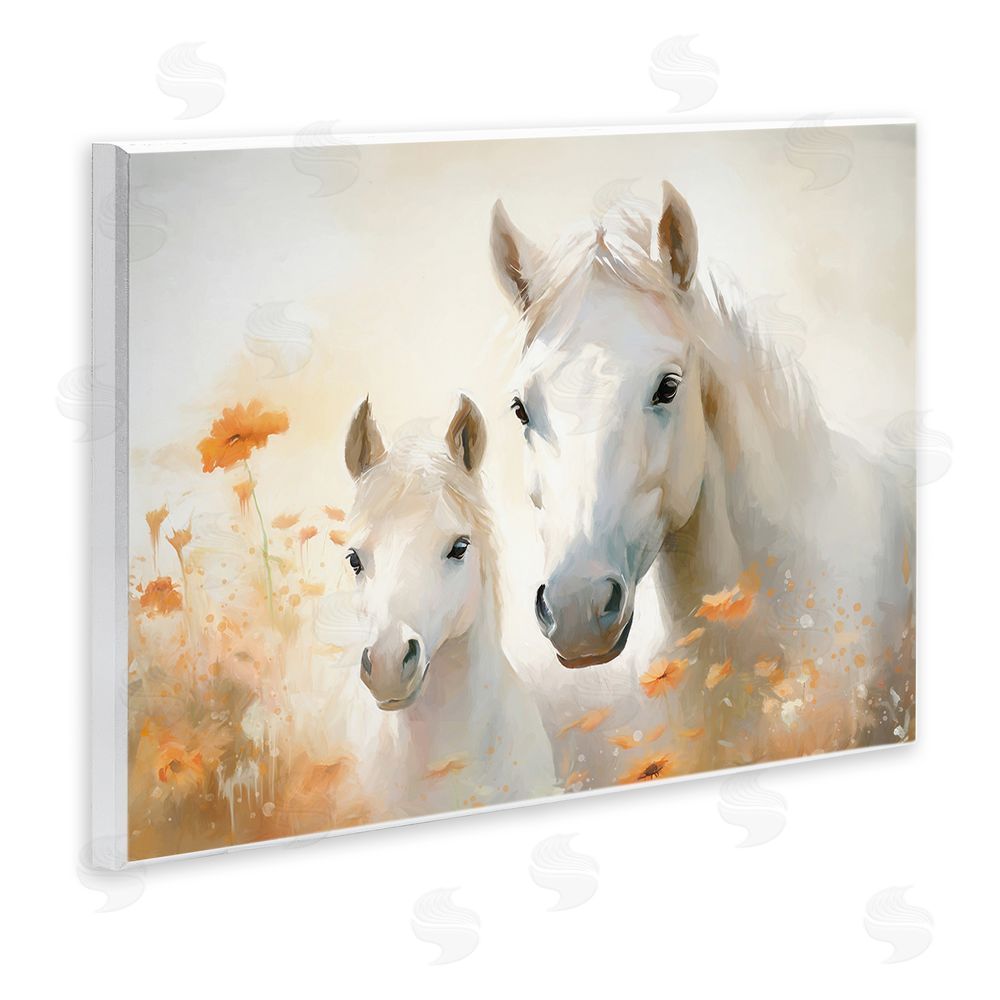 Ramona Murdock Horse & Foal with Flowers