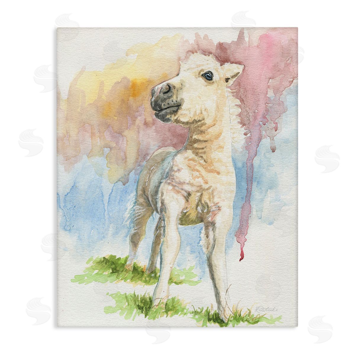 Jennifer Redstreake Modern Foal Painting