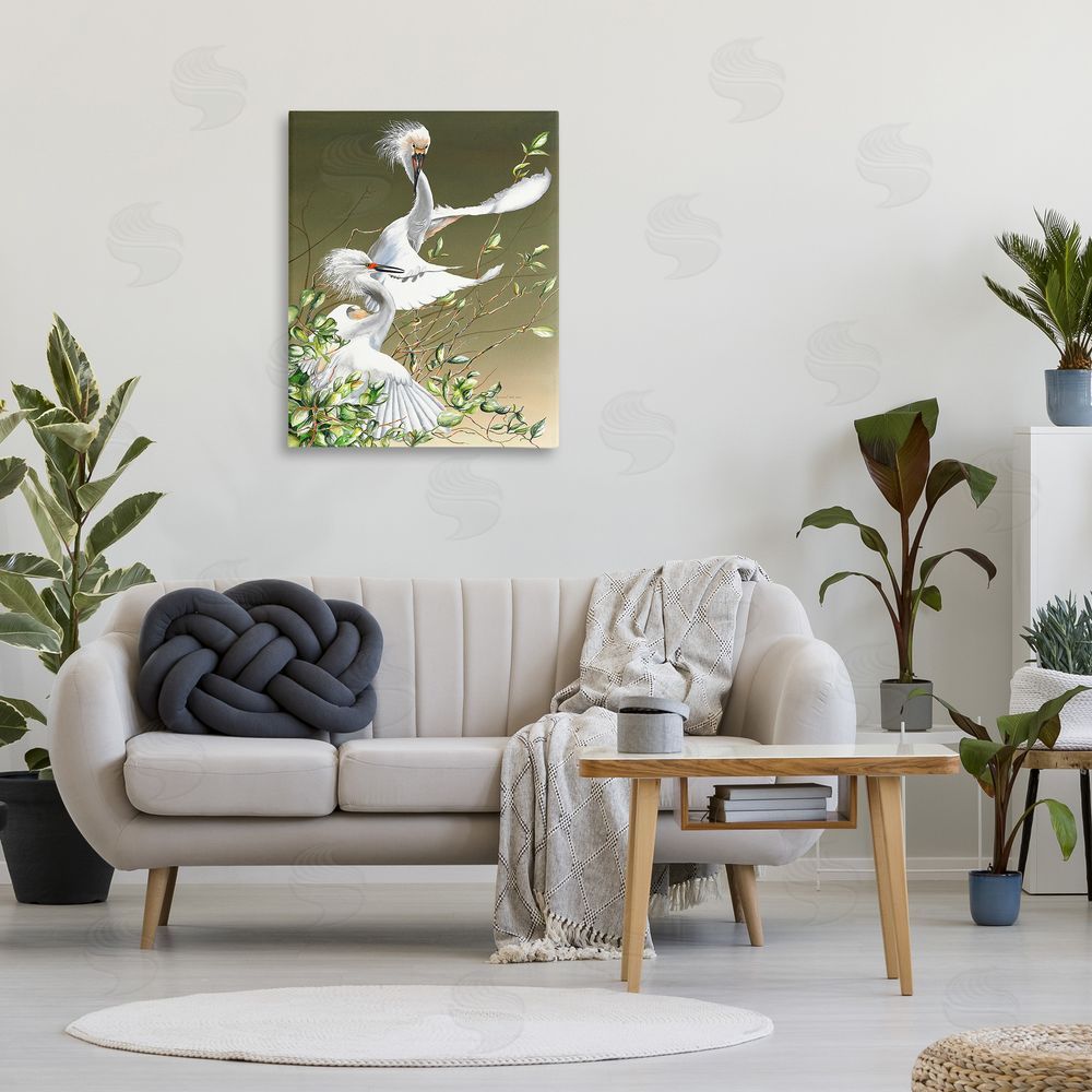 Christine Reichow Egrets Flapping Wings