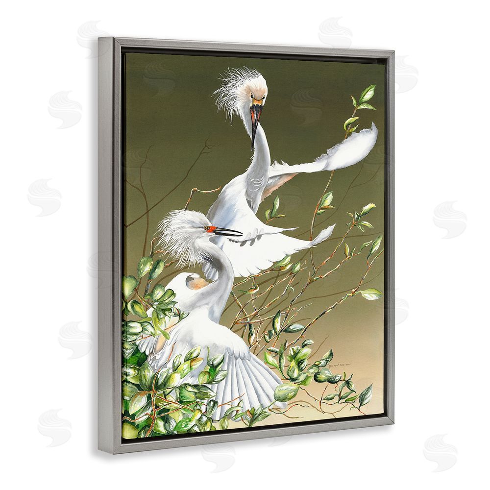 Christine Reichow Egrets Flapping Wings