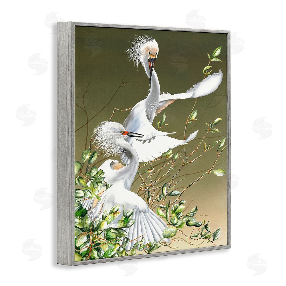 Christine Reichow Egrets Flapping Wings