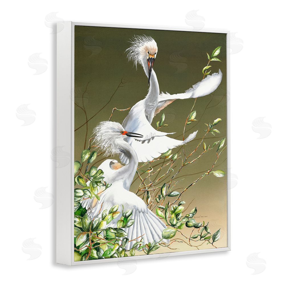 Christine Reichow Egrets Flapping Wings