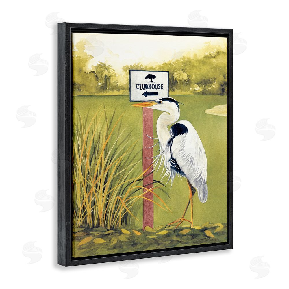 Christine Reichow Heron & Clubhouse Sign