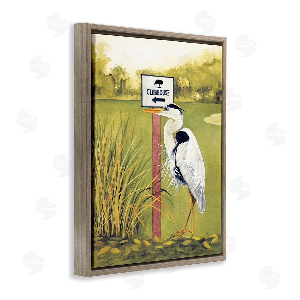 Christine Reichow Heron & Clubhouse Sign